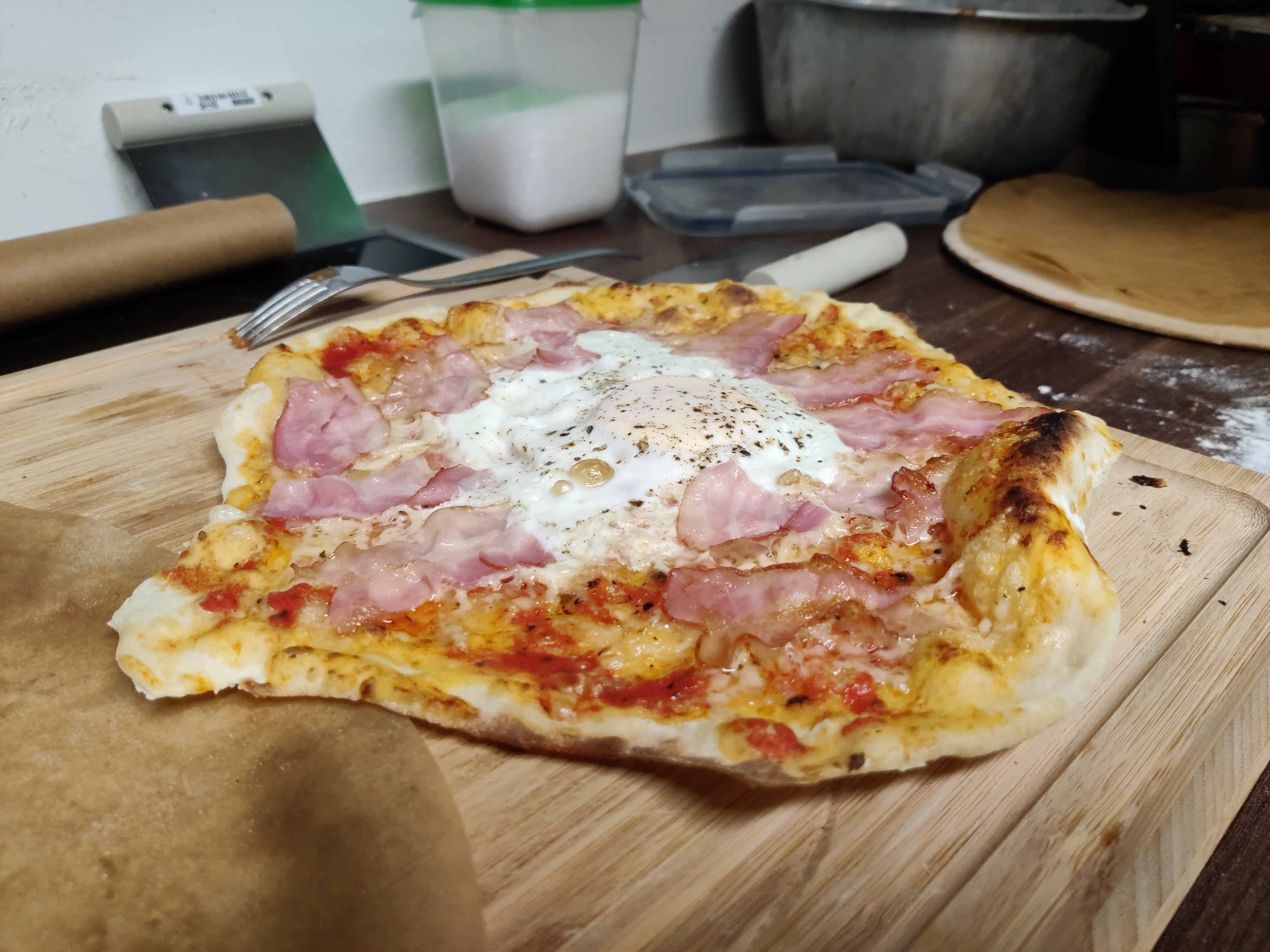 Frühstückspizza