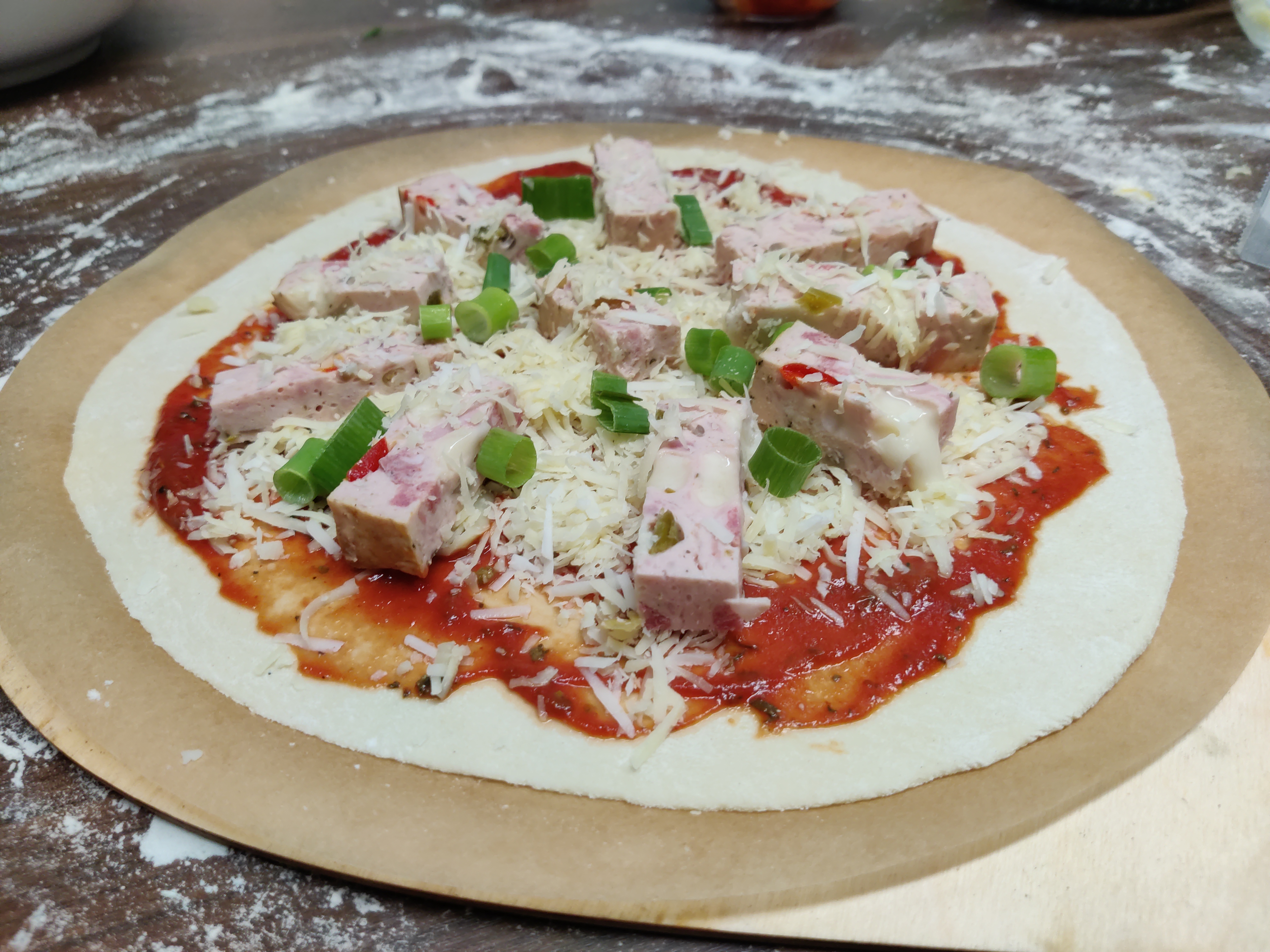 Pizza Pizzaleberkäs