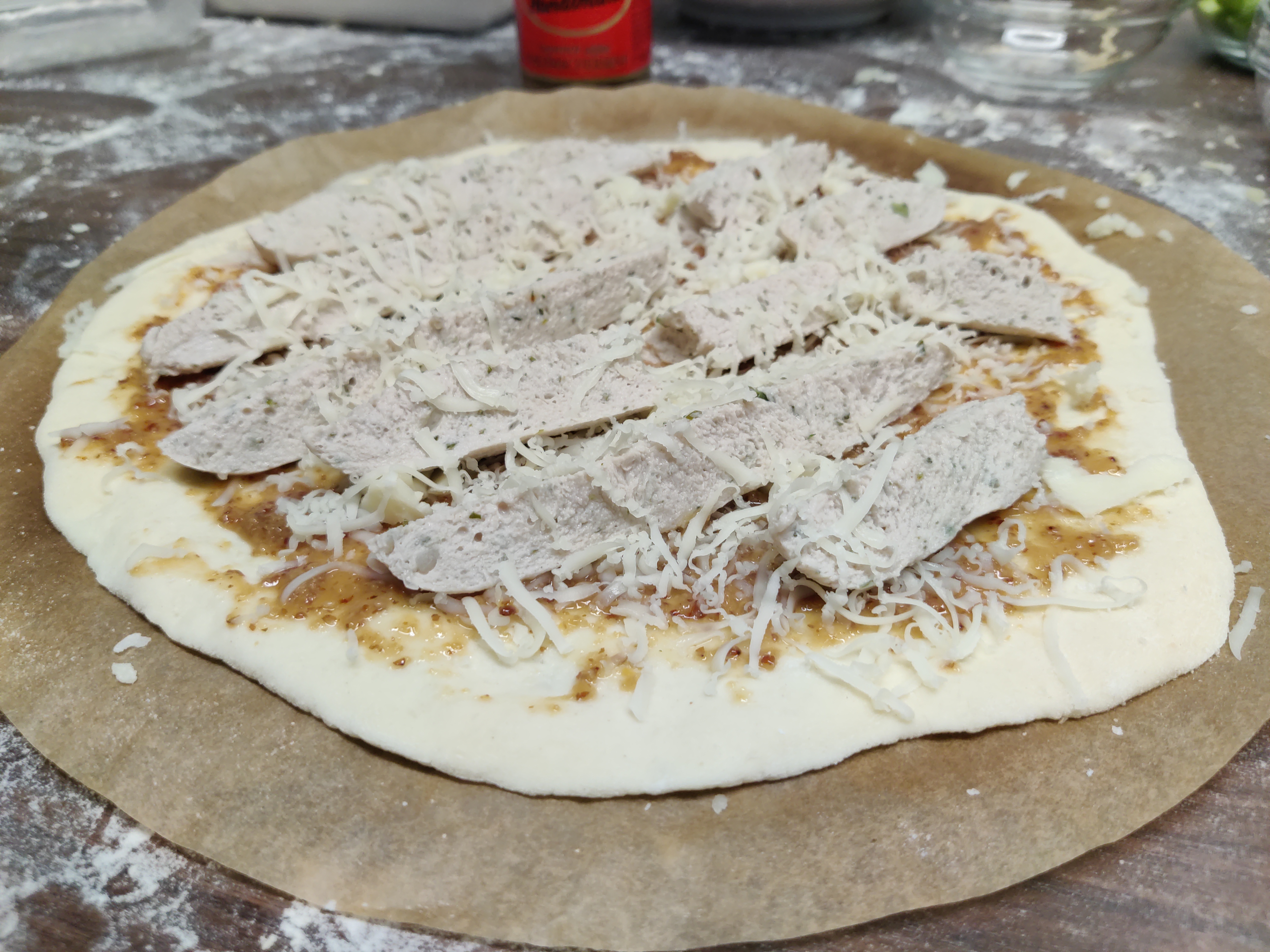 Pizza Weißwurst
